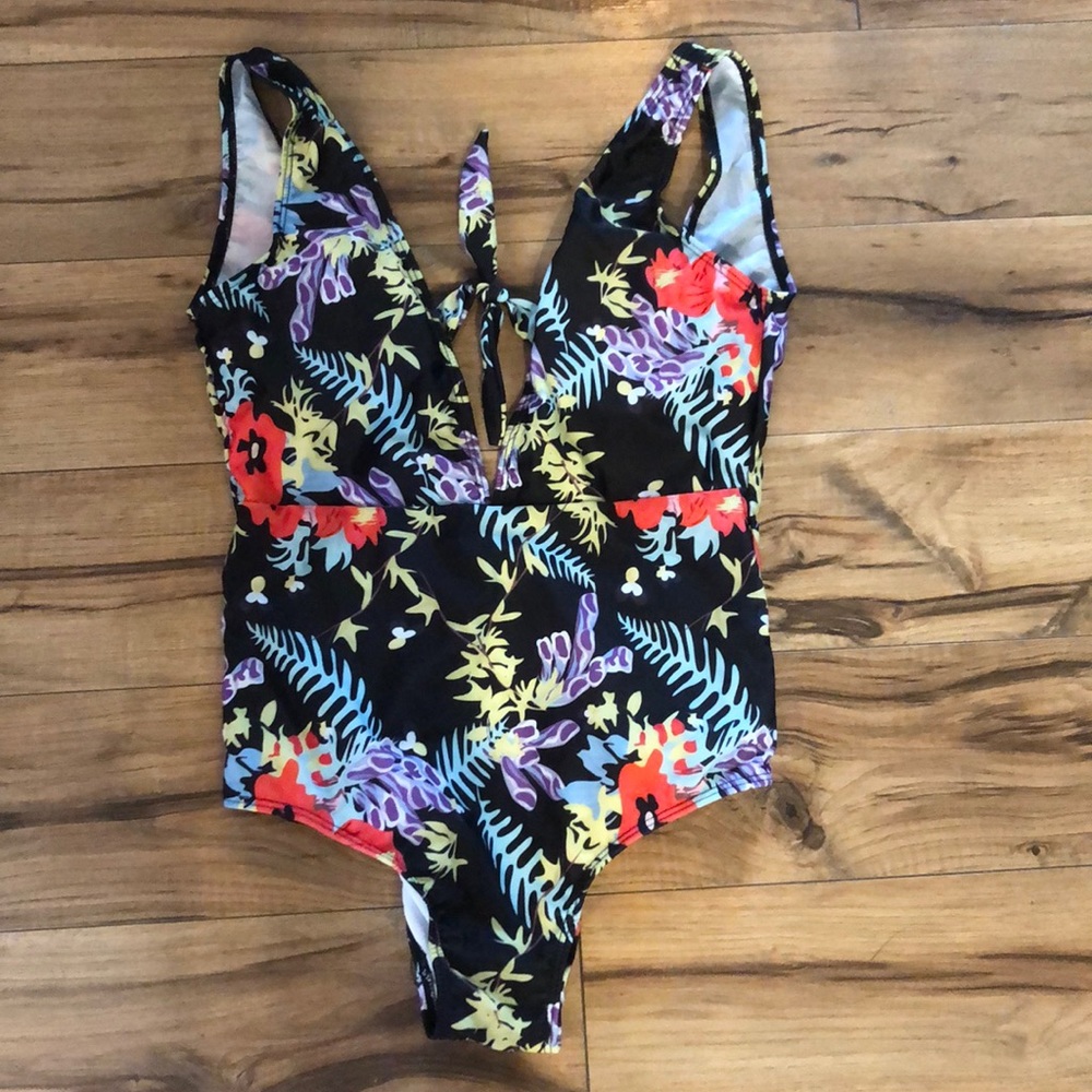 Floral bathing suit